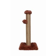 Когтеточка-столбик для кошек Dubex Fluffy Сlassic 39 x 39 x 80 см джут