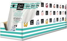 Влажный корм для кошек CATS MENU с ягненком в соусе, 32шт по 85г