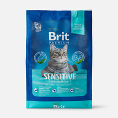 Корм сухой Brit Premium для кошек с чувствительным пищеварением, индейка и ягненок, 400 г Brit*