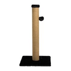 Когтеточка-столбик для кошек Dubex Сlassic черная 39 x 39 x 80 см