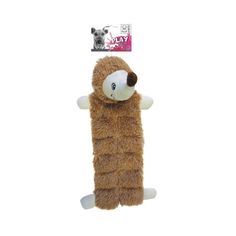 Игрушка для собак Mpets Ёжик, мягкая, коричневый, пластик, полиэстер, 43 см