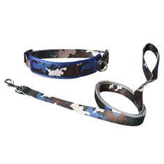 Ошейник и поводок для собак Foxie Strong разноцветные S