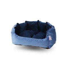 Лежак для животных Foxie Comfort Shell 53 x 46 см велюр синий