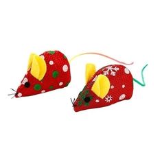 Игрушка для кошек Мышка плюшевая в ассортименте (дизайн по наличию) No Brand