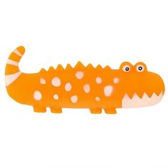 Жевательная игрушка для собак Каскад Игуана оранжевая 19х8см, винил
