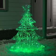 Световая фигура Luazon Lighting Кружевная елка Р00011586 зеленый