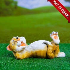 Садовая фигурка Кот ленивый Z076294 9 см No Brand