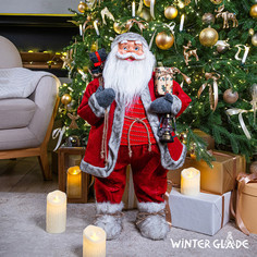 Новогодняя фигурка Winter Glade Дед Мороз M40 79 см No Brand
