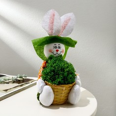 Greengo Подставка для цветов, на 1 горшок, d = 8 см, h = 9 см, МИКС, «Заяц», Greengo