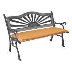 Подушка для скамьи Morbiflex 120 х 50 х 4,5 см хлопок оранжевая