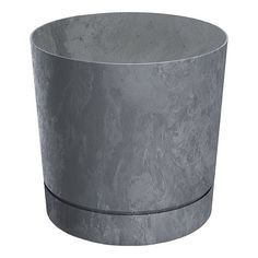 Цветочное кашпо Prosperplast Tubo P beton effect 2,3 л темно-серый 1 шт.