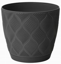 Цветочное кашпо Form Plastic Flow Petit с поддоном FP5015014 1,75 л 1 шт. антрацит