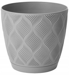 Цветочное кашпо Form Plastic Flow Petit с поддоном FP5025040 3,55 л 1 шт. платина