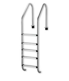 Лестница Junli Pipe "SL" 5 ступеней AISI-304 1.0мм широкий борт арт SL515