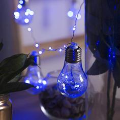 Luazon Lighting Нить с насадками "Лампочки" 3 м, 10 лампочек, LED-100-12V