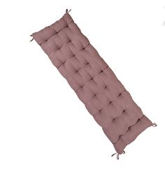 Подушка для скамьи Бельвита 148х42х8 с тафтингом иск.замша , пыльная роза Belvita