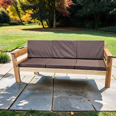 Диван для дачи 3х местный с подушками Worky Wood ARD259797 No Brand