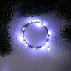 Гирлянда Luazon Lighting Нить 2 м роса свечение белое