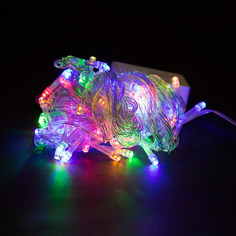 Световая гирлянда новогодняя LED 2343 6 м разноцветный/RGB