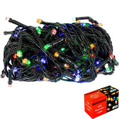 Эл. гирлянда 140л LED 10м с контроллером 8 реж. 141V-175 No Brand
