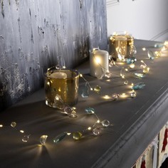 Световая гирлянда новогодняя Luazon Lighting Бриолет 9085134 2 м белый теплый
