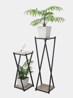 Подставка для цветов Laksi 0792615196, черная