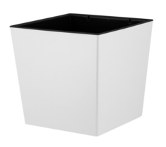 Цветочный горшок InGreen London cube 4,2 л 1 шт. белоснежный жасмин