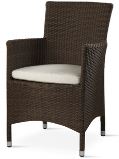 Кресло плетеное с подушкой Grattoni GS 909 150/GS909/brown коричневый бежевый 85х51х60 см