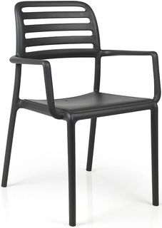Стул садовый обеденный Nardi Costa 003/4024402000 антрацит 86х58,5х57 см