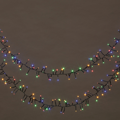 Гирлянда уличная 1000 LED многоцветная 15 м No Brand