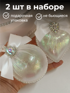 Елочные игрушки 2450 2 шт No Brand