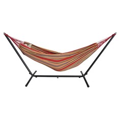 Подставка для гамака, черная, 300 х 120 х 107 см No Brand