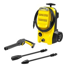 Бытовая мойка Karcher K 4 Classic черно-желтая 3 насадки