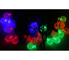 Световая гирлянда новогодняя Снеговичок S1253 3,5м разноцветный/RGB