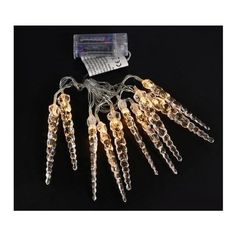 Гирлянда нить AСtuel Сосульки теплый белый 10 LED ламп Actuel
