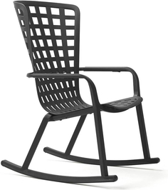 Кресло-качалка садовое Nardi Folio 003/403000200004/4029802 антрацит 119х72х81 см