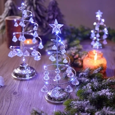 Елка настольная новогодняя светодиодная Shpilberry Elkasilver