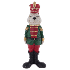 Фигурка декоративная Солдатик-зайка Remeco, 21,5x8x6,5 см