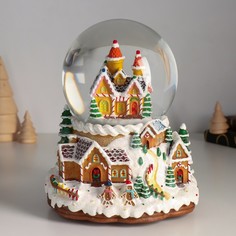 Сувенир Пряничный город 12 см 16,5х16,5х19,5 см No Brand