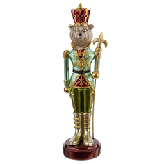 Фигурка декоративная Солдатик-медведь Remeco, 41x10,5x10,5 см