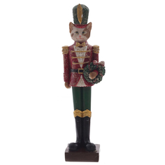 Фигурка декоративная Солдатик-кот Remeco, 22,5x5,5x5 см