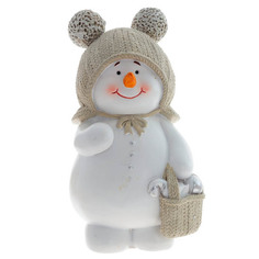 Фигурка декоративная Снеговик Remeco, 11,5x8,5x19 см