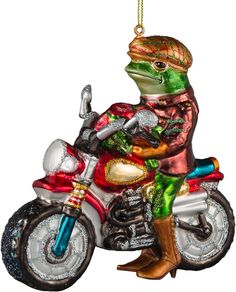 Украшение ErichKrause® Decor Crazy Frog 13 см, стекло 56240