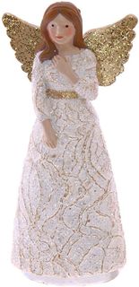 Фигурка декоративная "Ангел", L5,5 W4 H11 см, 2в. (Полимерные материалы) 754333 No Brand