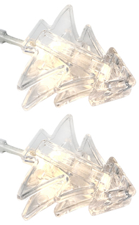 Гирлянда внутренняя нить 10 LED теплый белый 1,3 м No Brand