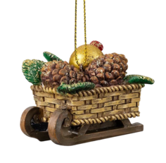Украшение ErichKrause® Decor Лесные сани 6 см 59032