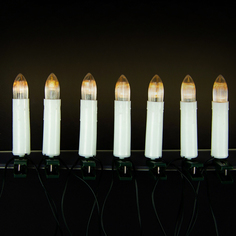 Гирлянда нить Glos IE 16 LED теплый белый 7,5 м