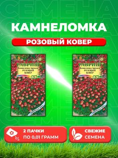 Семена Камнеломка Арендса Розовый ковер 0,01г. Альпийская (2уп) Гавриш