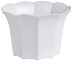 Кашпо Roxor Consumer Facette d10 см пластиковое белое No Brand