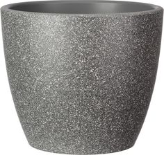 Кашпо Гранит d-36 см бетонное аметист No Brand